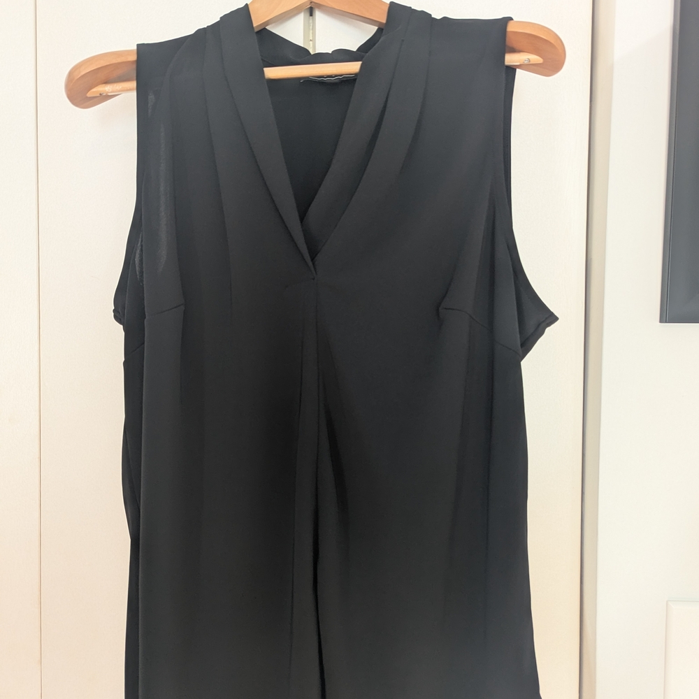 Eloquii Black Sleeveless Top